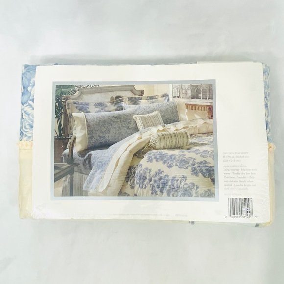 Jessica McClintock Full Flat Sheet - Jonete Pattern - 81" x 96" - New/Sealed - Picture 8 of 8